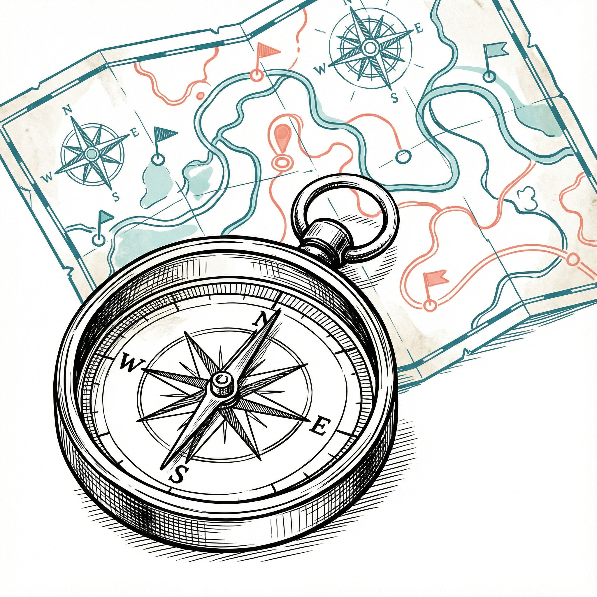 Compass and Map
